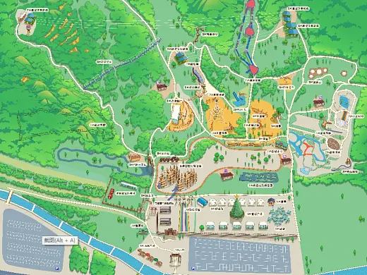 西昌镇景区手绘地图在紧急疏散与救援中的重要作用 ？